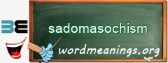 WordMeaning blackboard for sadomasochism